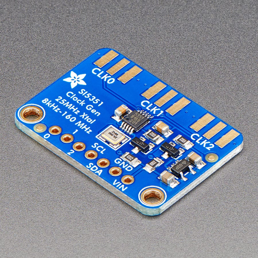 Adafruit Si5351A Clock Generator Breakout Board - 8KHz to 160MHz by Adafruit - The Pi Hut