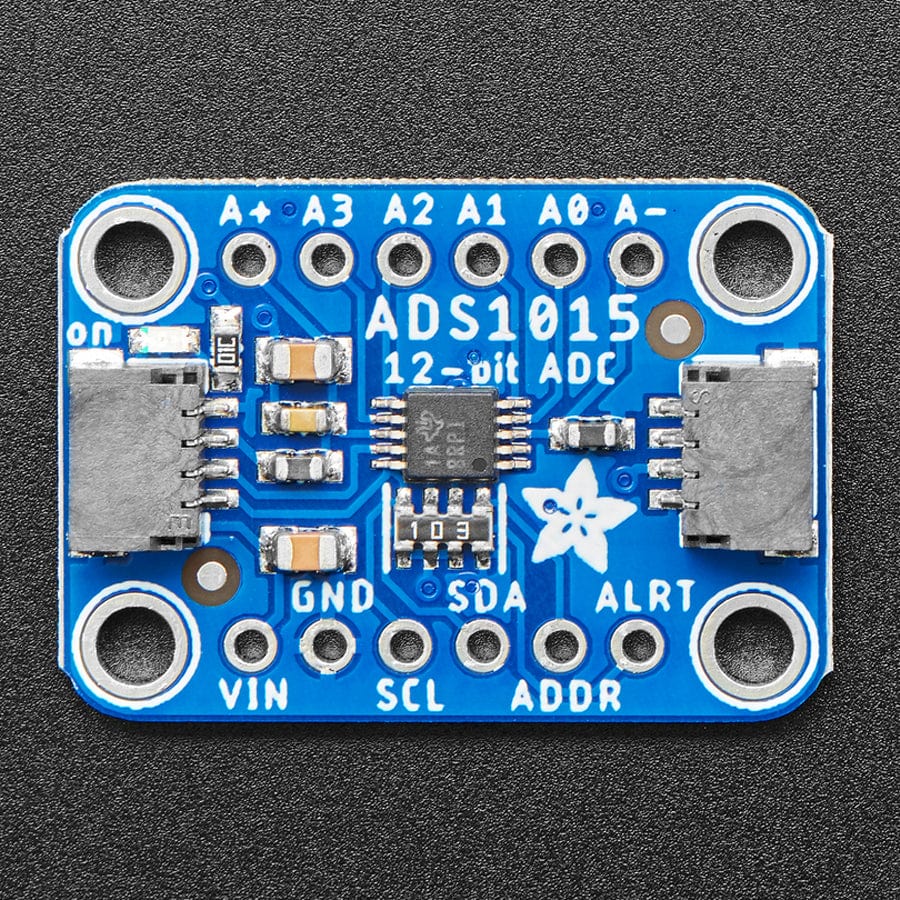 ADS1015 12-Bit ADC - 4 Channel with Programmable Gain Amplifier - STEMMA QT / Qwiic by Adafruit - The Pi Hut