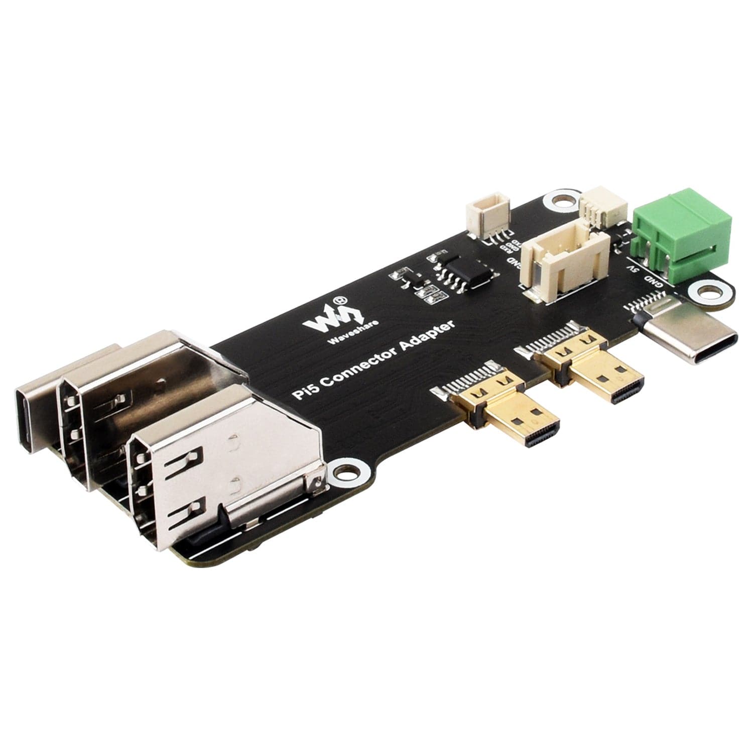 Multifunctional Adapter for Raspberry Pi 5 by Waveshare - The Pi Hut