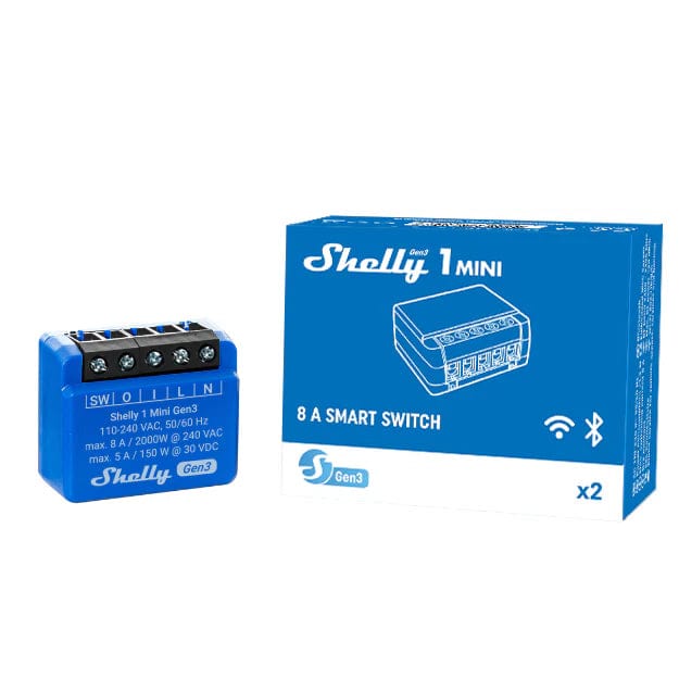Shelly 1 Mini Gen3 by Shelly - The Pi Hut