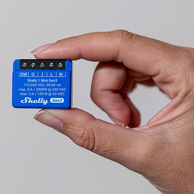Shelly 1 Mini Gen3 by Shelly - The Pi Hut