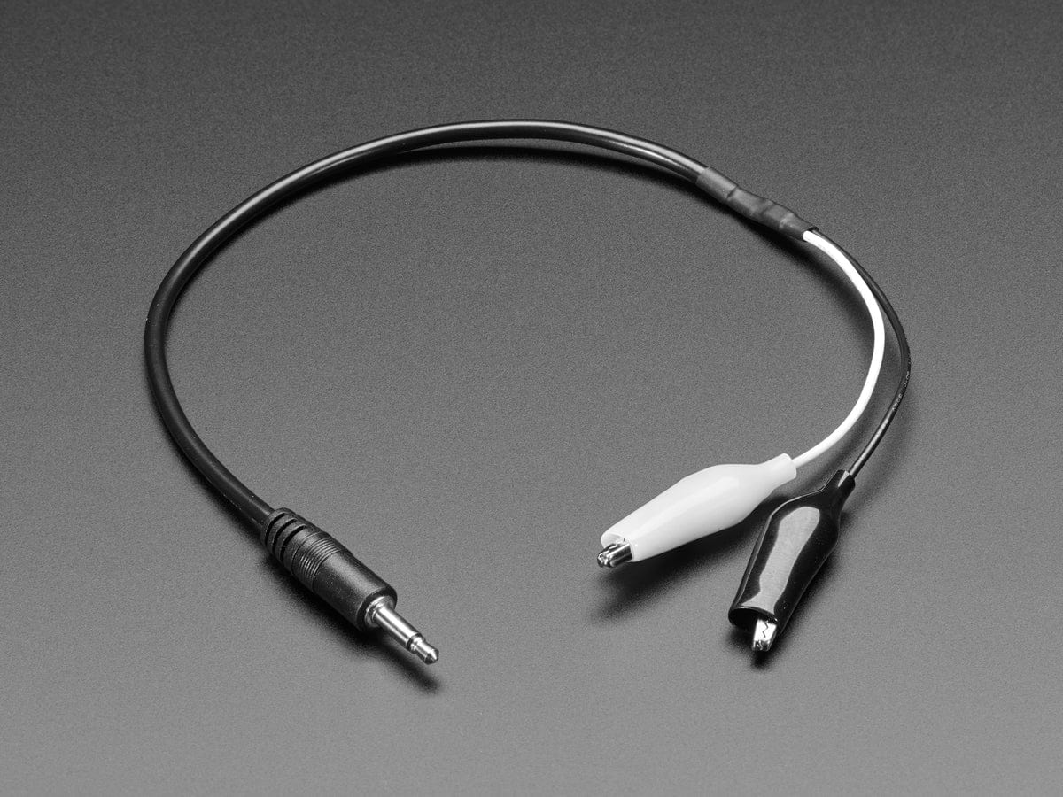 3.5mm Mono Audio Plug to Alligator Clips by The Pi Hut - The Pi Hut