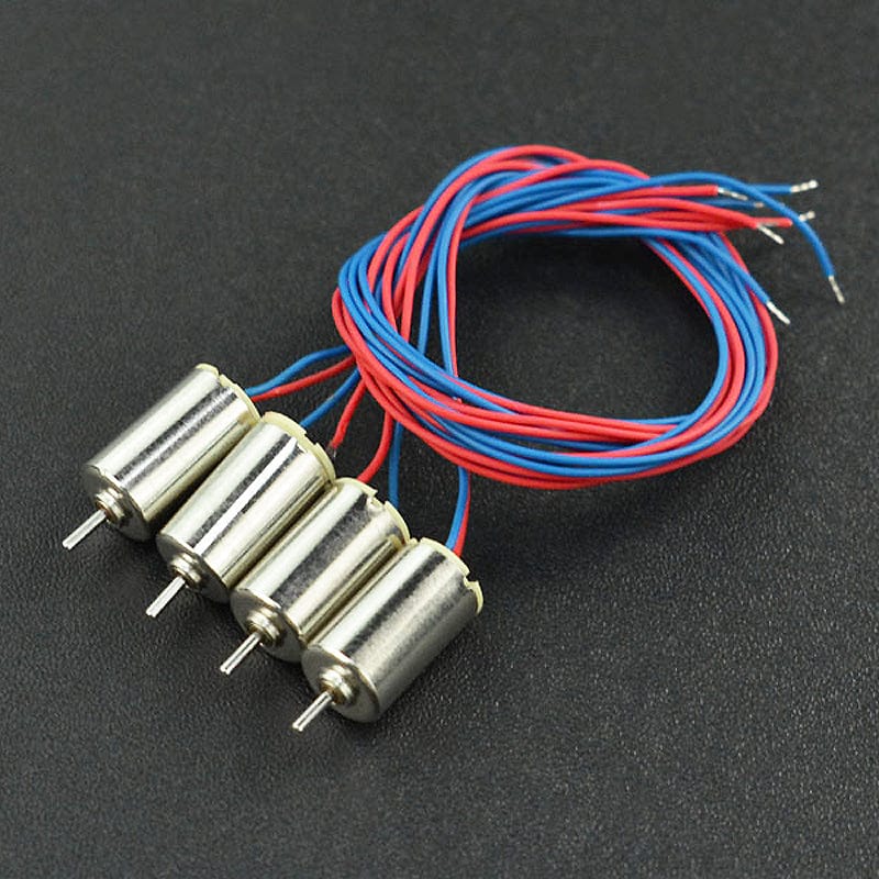 Coreless Micro Motor - 6 x 10mm (4-Pack) by DFRobot - The Pi Hut