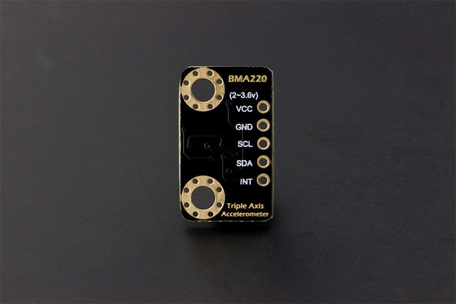 Fermion: BMA220 Digital Triaxial Acceleration Sensor (Breakout) (±16g) by DFRobot - The Pi Hut