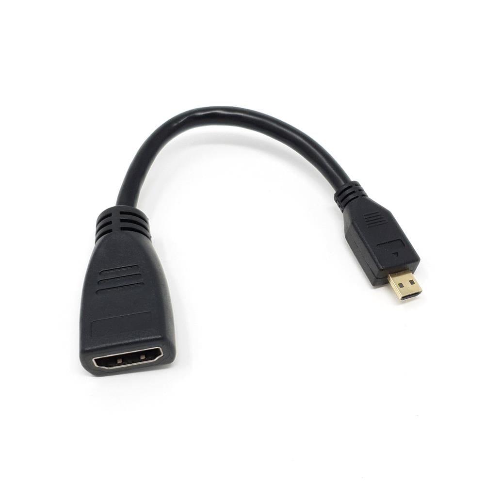 HDMI to Micro-HDMI adapter cable (160mm) by The Pi Hut - The Pi Hut