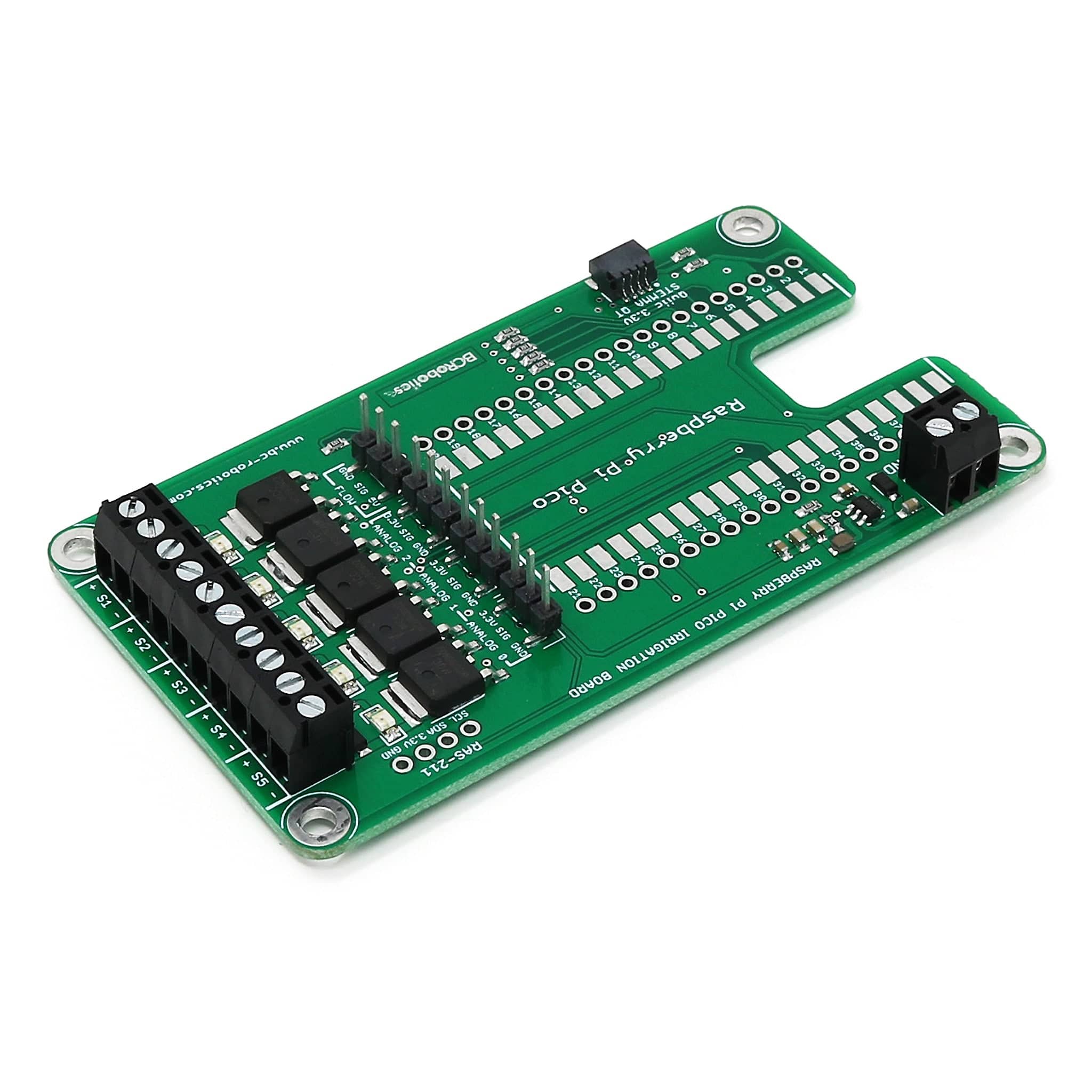 Irrigation Board for Raspberry Pi Pico by BCRobotics - The Pi Hut