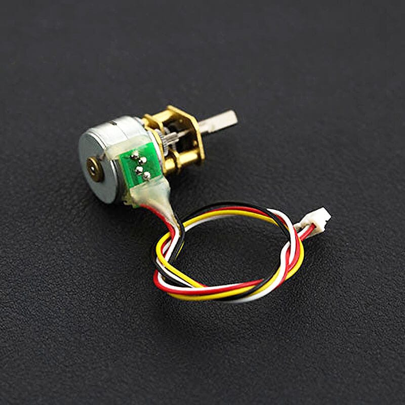 Micro Metal Geared Stepper Motor (12V 0.6kg.cm) by DFRobot - The Pi Hut