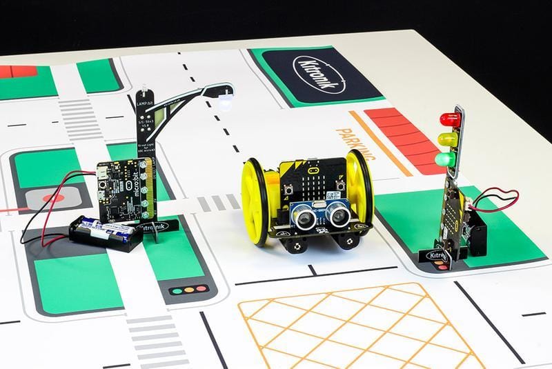 :MOVE Mat - Robot Line Following and Activity Maps (A1 size) by Kitronik - The Pi Hut