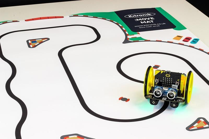 :MOVE Mat - Robot Line Following and Activity Maps (A1 size) by Kitronik - The Pi Hut