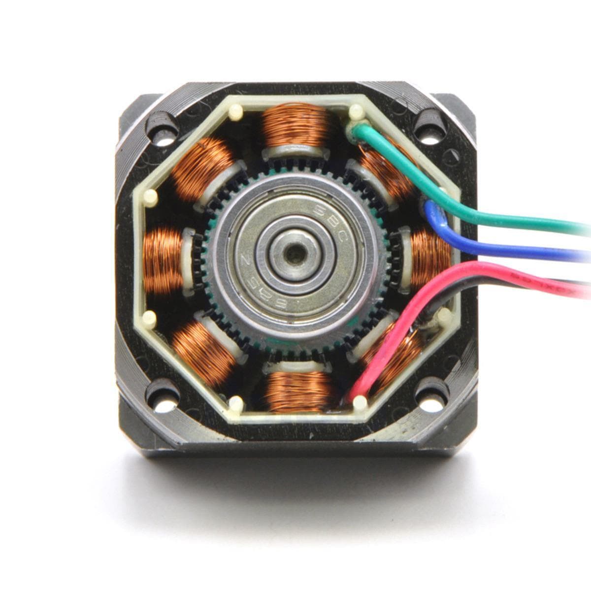 NEMA 8 Bipolar Stepper Motor: 200 Steps/Rev, 3.9V, 0.6 A/Phase by Pololu - The Pi Hut